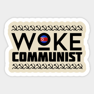 Woke communist Sticker